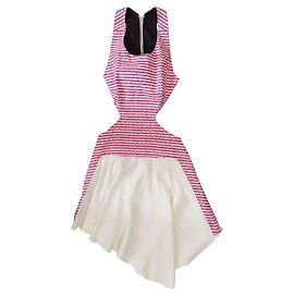 Vestido sujetador Jay Ahr rosa y blanco rayado Talla 36