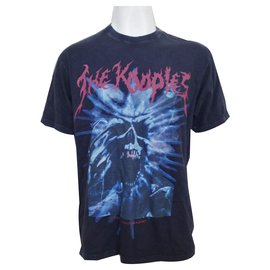 THE KOOPLES Men's Black Midnight Shadows T taglia angosciata M MEDIA