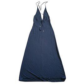 Escada Schwarzes Maxikleid mit tiefem Rücken