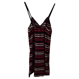 Sonia Rykiel Nachthemd Kleid T34 mehrfarbige Viskose