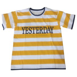 Alberta Ferretti T-Shirt aus Baumwolle Gelb M