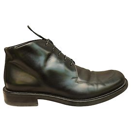 Stivaletti Kent in pelle neri Hugo Boss