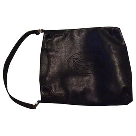 Borsa a tracolla Cartier in pelle nera