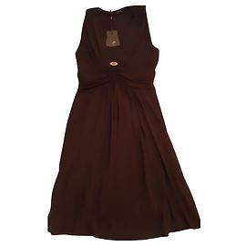 Autre Marque Schwarzes Kleid aus Modal und Lycra Gr 42