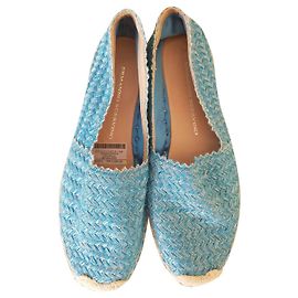 Ermanno Scervino Espadrilles aus Baumwolle Blau
