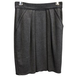 Falda Gunex Gris Oscuro - Autre Marque