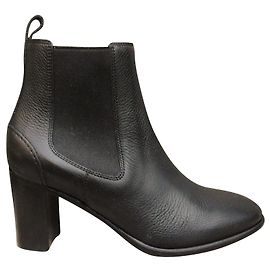 Botas Chelsea Heschung de cuero negro
