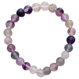 Armband aus Fluorit Kristall mehrfarbig - Autre Marque