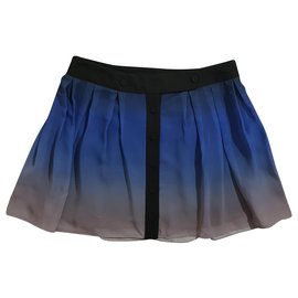 Falda Jonathan Saunders Azul Multicolor Poliéster