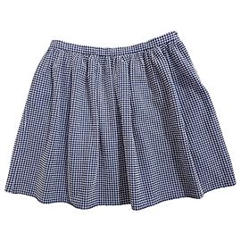 Opening Ceremony Rock mit blauem Tartan Karomuster