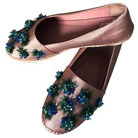 Espadrillas Dior Rosa in Tela Taglia 40