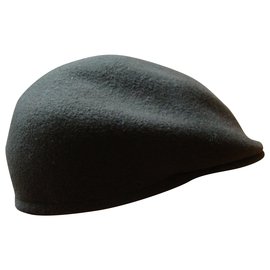Cappello in feltro di lana kaki inconnue Taglia 57