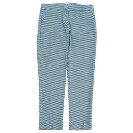 Calças Chino Slim Etro Azuis Viscose 38FR