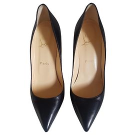 Décolleté Christian Louboutin Pigalle in pelle nera 39