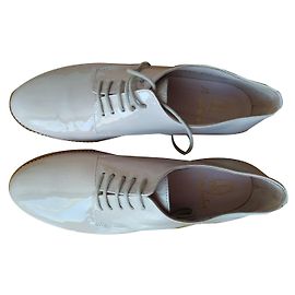 Pretty Laofers Pretty Loafers von Pretty Ballerinas 43.724 charlize Schnür-Derbys aus Lackleder in leuchtendem Pink