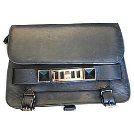 Bolsa Proenza Schouler PS11 em couro azul escuro
