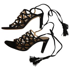 Décolleté Givenchy in pelle di cervo nera 38