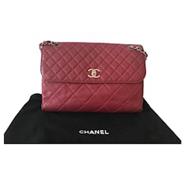 Borsa Chanel Timeless in pelle rossa