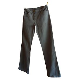 Pantalones Georges Rech Caqui de Algodón