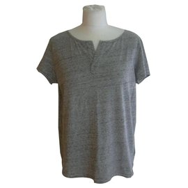 Top in cotone grigio Apc XL