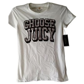 white logo choose juicy tee wtkt31336 - Juicy Couture