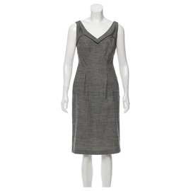 Raisa Gingham Wollkleid - Diane Von Furstenberg