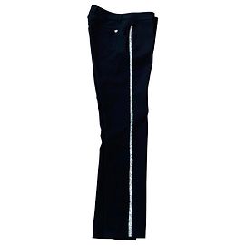 Autre Marque Pantalon marine avec liserai argenté sur le Côté extérieur des jambes