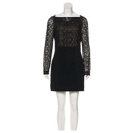 Diane Von Furstenberg Nuevo vestido de encaje de guijarros Sarita