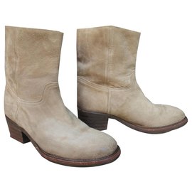 Stivaletti Buttero in nabuk taupe - Autre Marque
