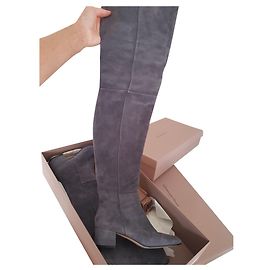 Gianvito Rossi GIANVITTO ROSSI Botas por encima de la rodilla de gamuza