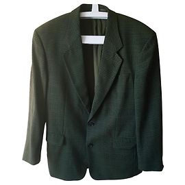 Blazer Hugo Boss de lã tartan vermelho e verde
