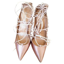 Zapatos de tacón Dsquared2 Riri de piel beige