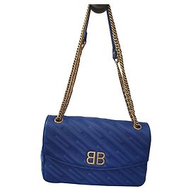 Catena BB Balenciaga Medium in blu - Nuovo