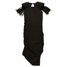 Schwarzes Kleid von Patrizia Pepe aus Viskose