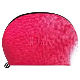 Dior Pouch Fuchsia aus Kunstleder