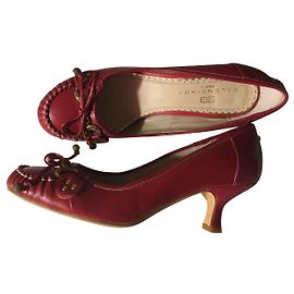 Mocassini Balenciaga Pelle Borgogna 38