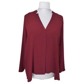 Camicetta asimmetrica bordeaux Gerard Darel