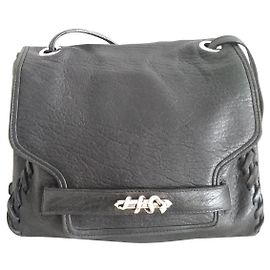 Velvetine Handtasche aus Lammleder Schwarz