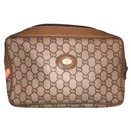 Pochette Gucci Ophédia in pelle marrone