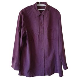 Camisa Elena Miró Morada de Lyocell