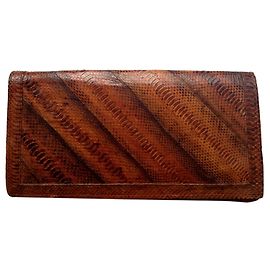 Autre Marque 1950Bolso Clutch Vintage de Piel de Serpiente