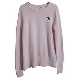 Jersey de cachemira Abercrombie & Fitch Rosa XS