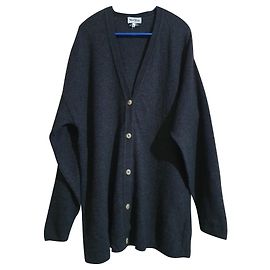 Vintage Cardigan Max Mani grigio in lana