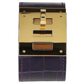 Bracelet Hermès Kelly Crocodile Chien