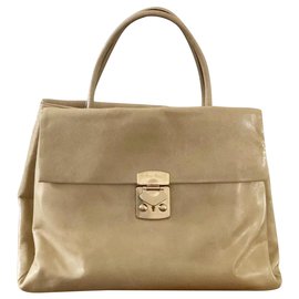 Miu Miu Vitello Shine Quarzo Borsa in pelle