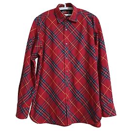 Tommy Hilfiger Red Label Tartan Hemd Baumwolle Rot