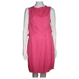 Vestido de seda Tamara Diane Von Furstenberg rosa
