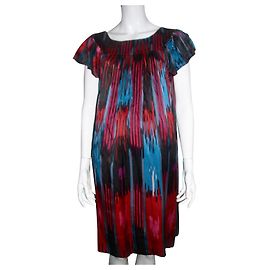 French Connection Seidenkleid mehrfarbig