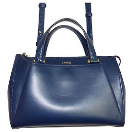 Borsa Lancel Lison XS blu petrolio in pelle
