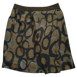 Falda de seda Chloé multicolor